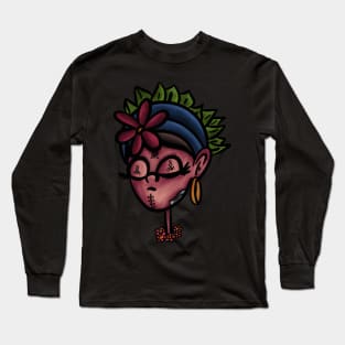 Amazagh face Long Sleeve T-Shirt